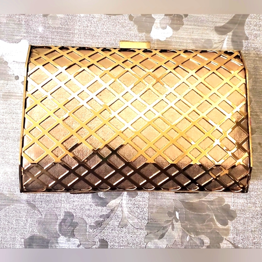 Women's,Elegant,Gold,Clutch Bag